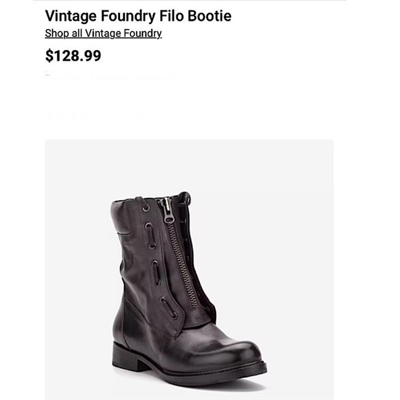 Free People New Vintage Foundry Filo Leather Biker Boots Black Moto NWOT - Picture 11 of 12